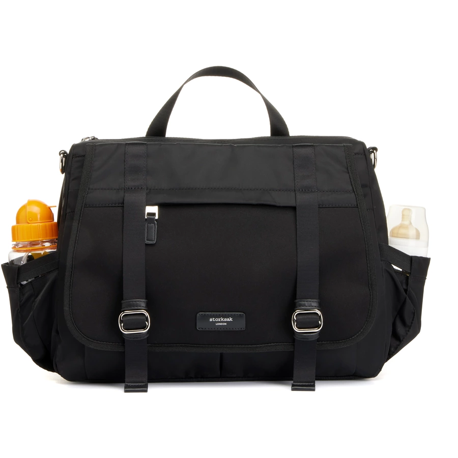 storksak Wickeltasche Blake Eco Black