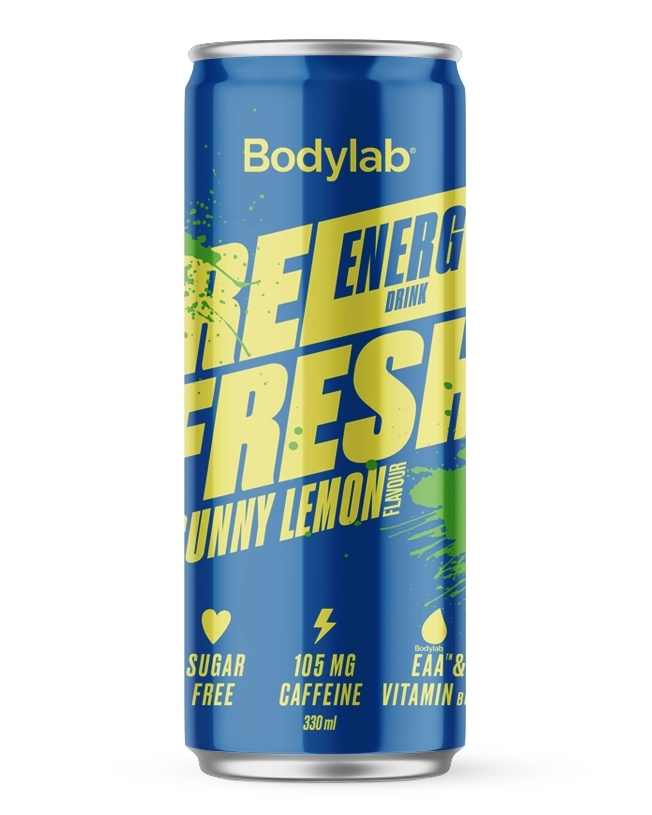 Bodylab Refresh Energy Drink Sunny Lemon 24x330 ml