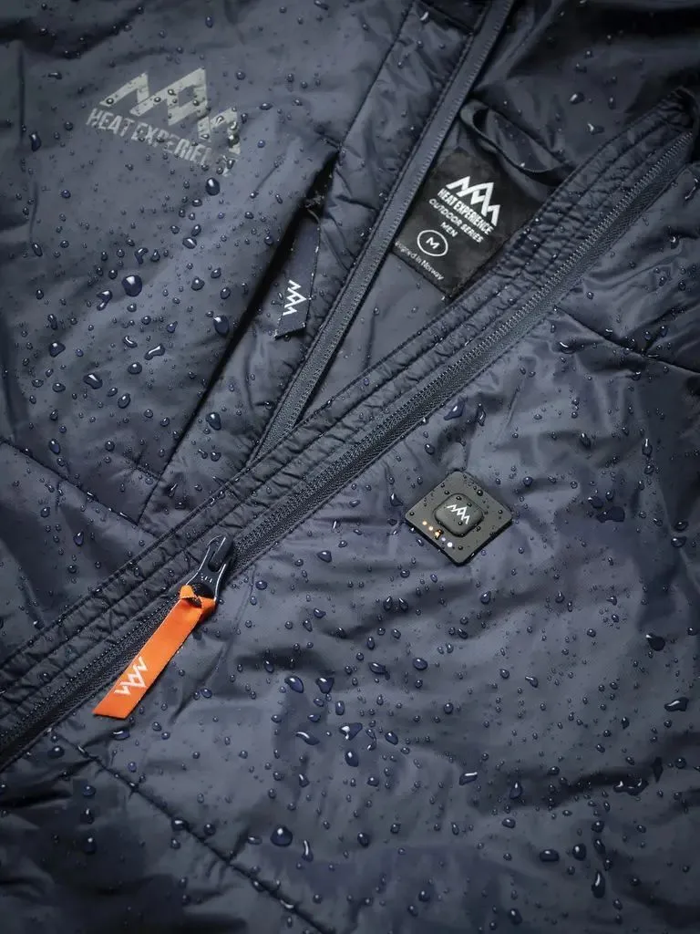 Heat Experience Men's HeatX Heated Hybrid Jacket Navy Blue