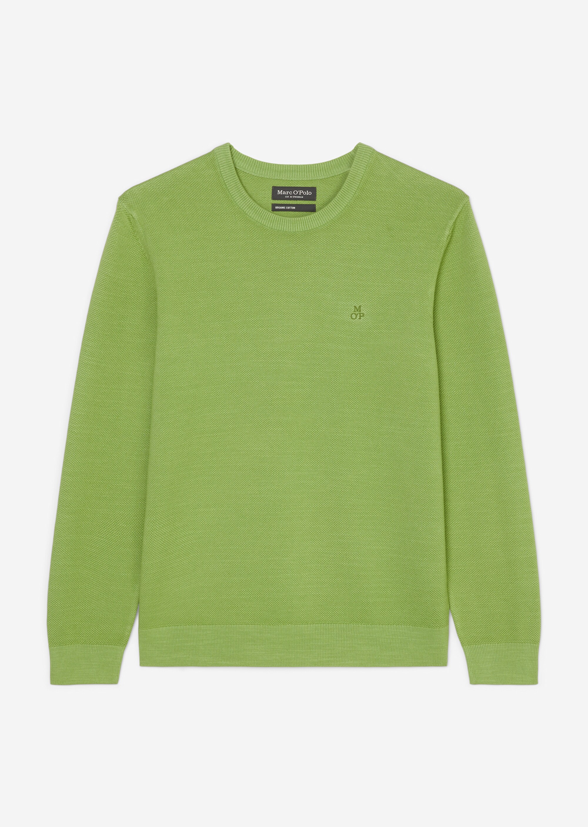 Pullover regular mit feiner Piqué-Struktur