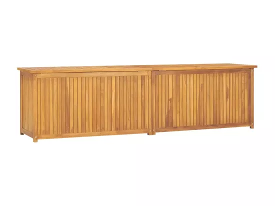 Prolenta Premium - Boîte de jardin 200x50x55 cm Bois massif de teck