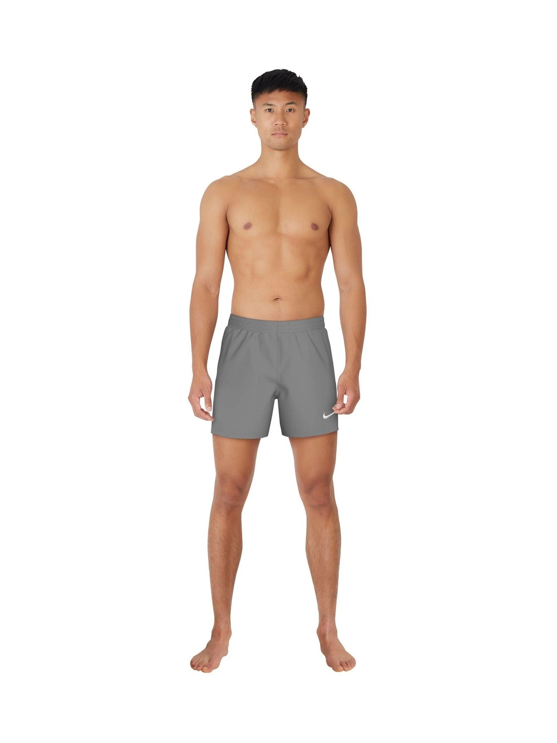 Lichtgrijs - 5 inch - Nike Essential volley-zwemshort