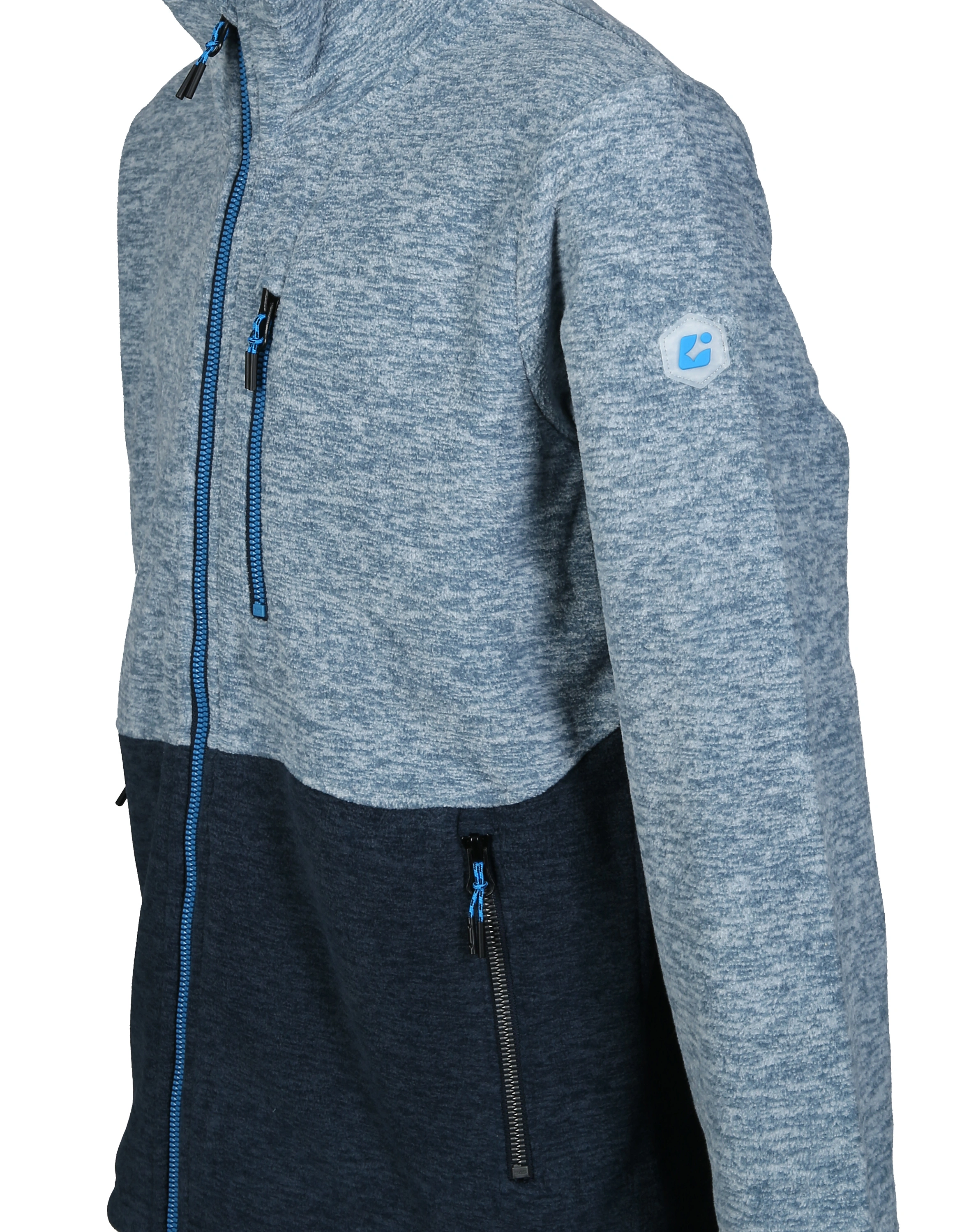 Fleecejacke KOS 216 in hell stahlblau