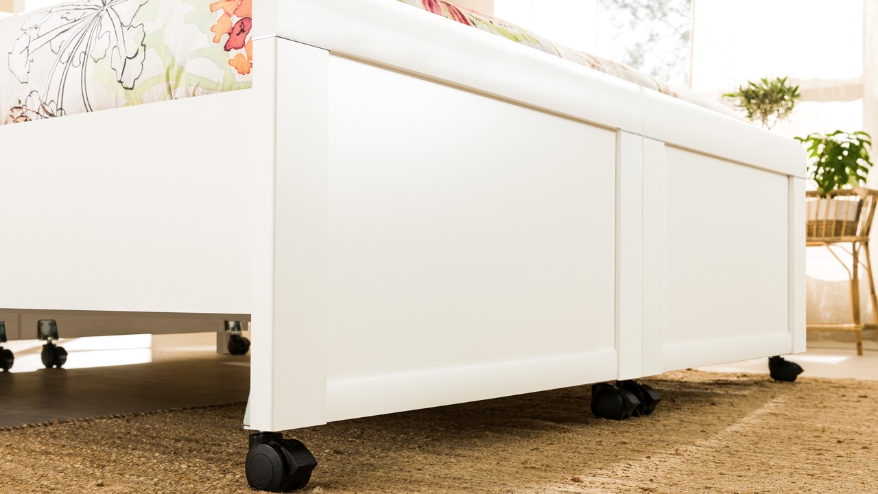 Bed Elba uitrijdbaar alpine wit