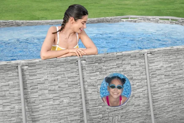 Bestway Power Steel Swim Vista II 427 x 250 x 100 cm - Ny Model!