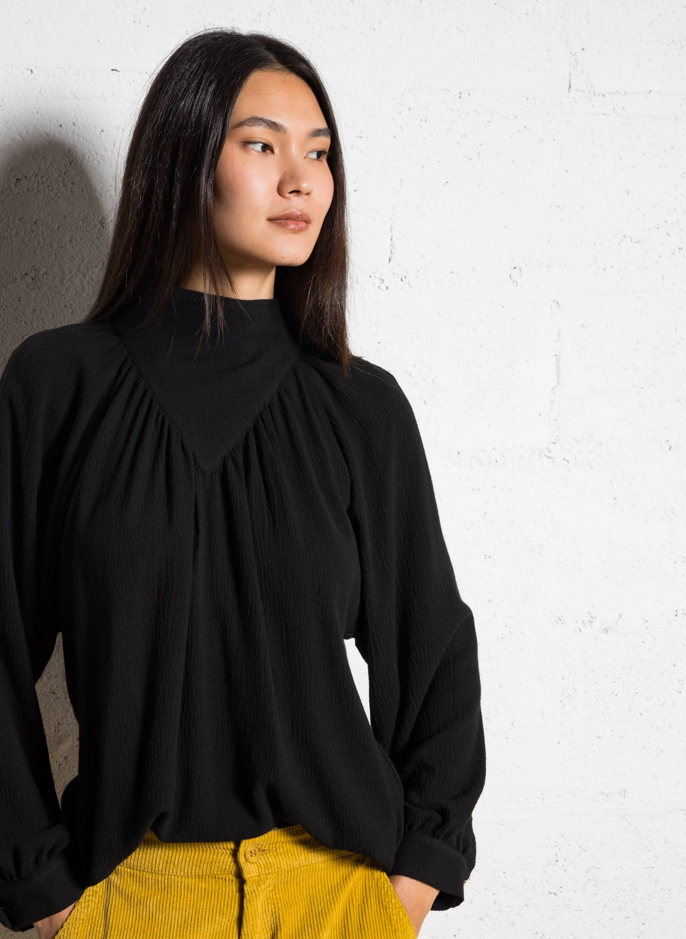 CURTIS - Blouse ample | Noir