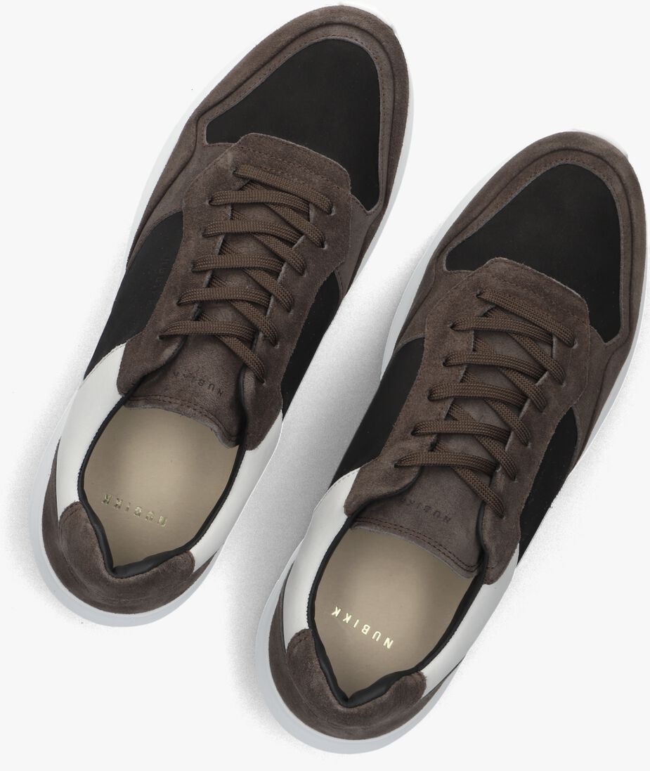 grijze nubikk lage sneakers rock road wave