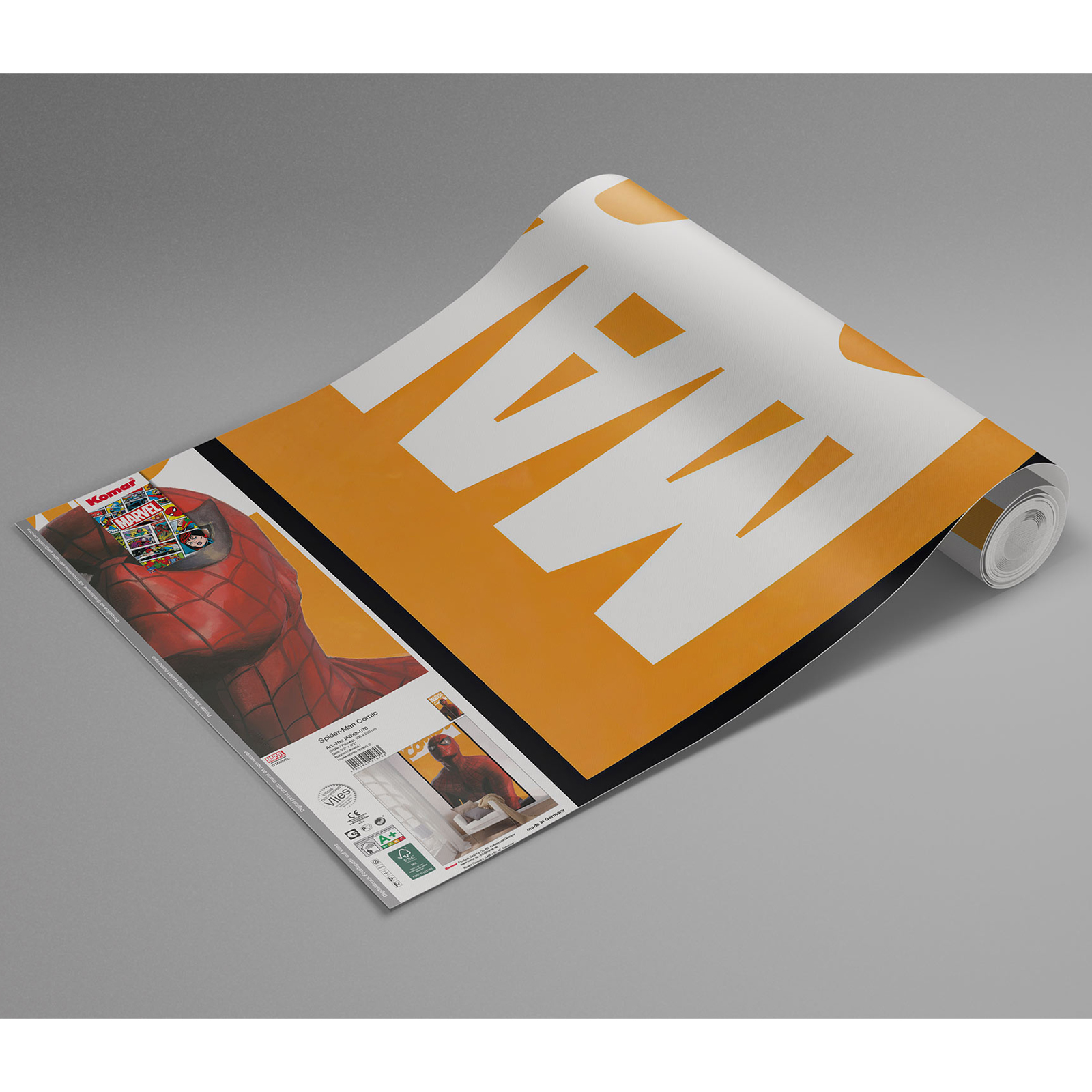 Vlies-Fototapete SPIDER-MAN COMIC - 100x250 cm