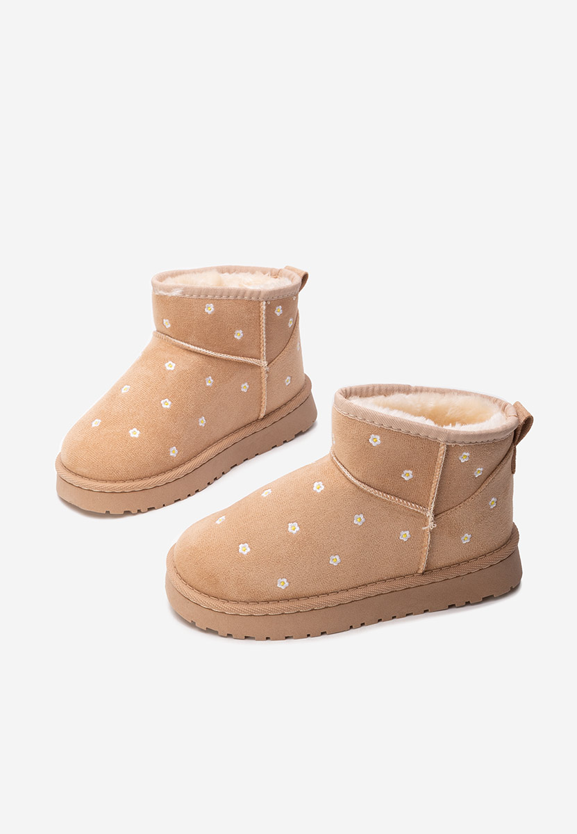 Bottes pour filles beige Silvara