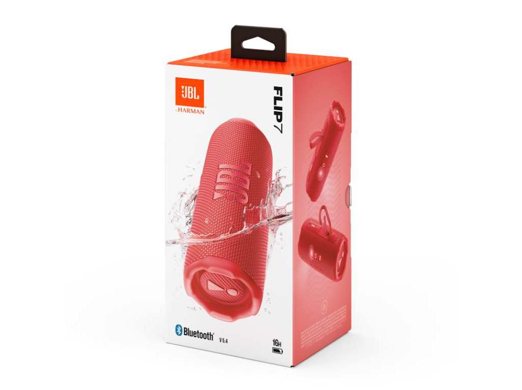 COLUNA PORTATIL JBL FLIP7 VERMELHA