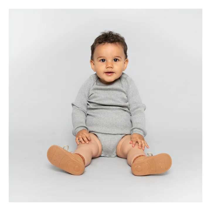 Minimalisma Body Bono Soie et Coton | Gris