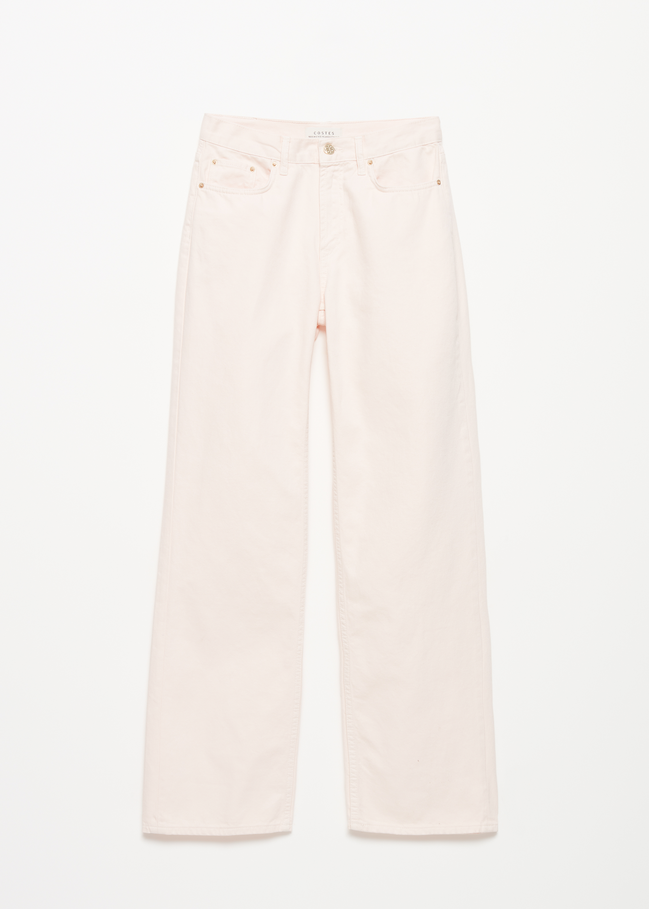 TESS - Mid rise straight leg jeans