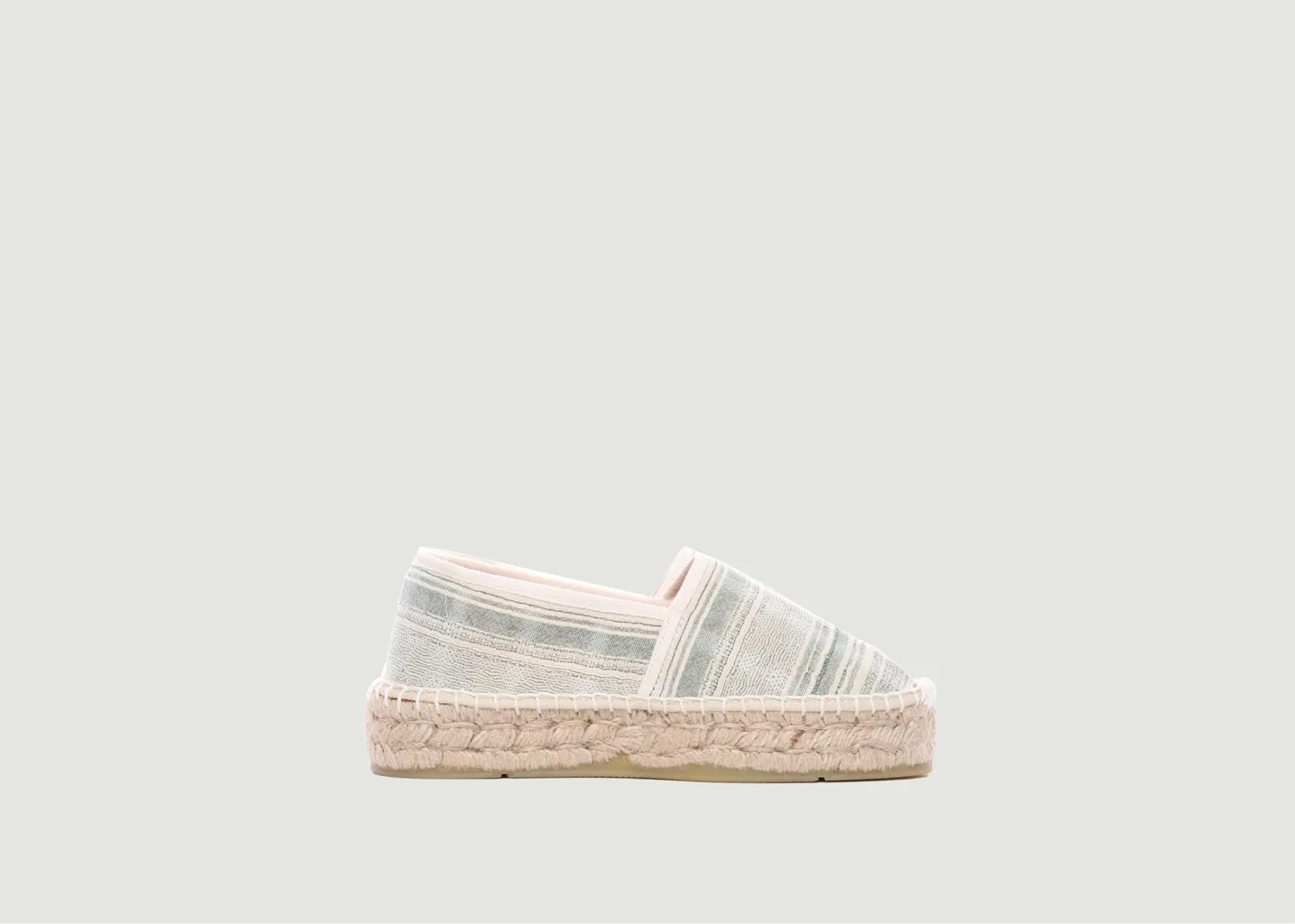 Espadrille Aduna en coton biologique et lin pare gabia