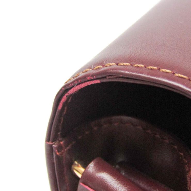 Cartier Vintage Cartier Shoulder Bag Burgundy