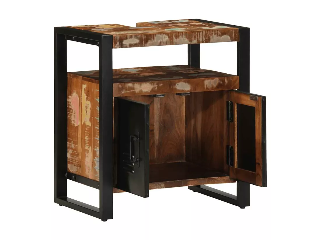 Armoire lavabo de salle de bain 55x35x60 cm