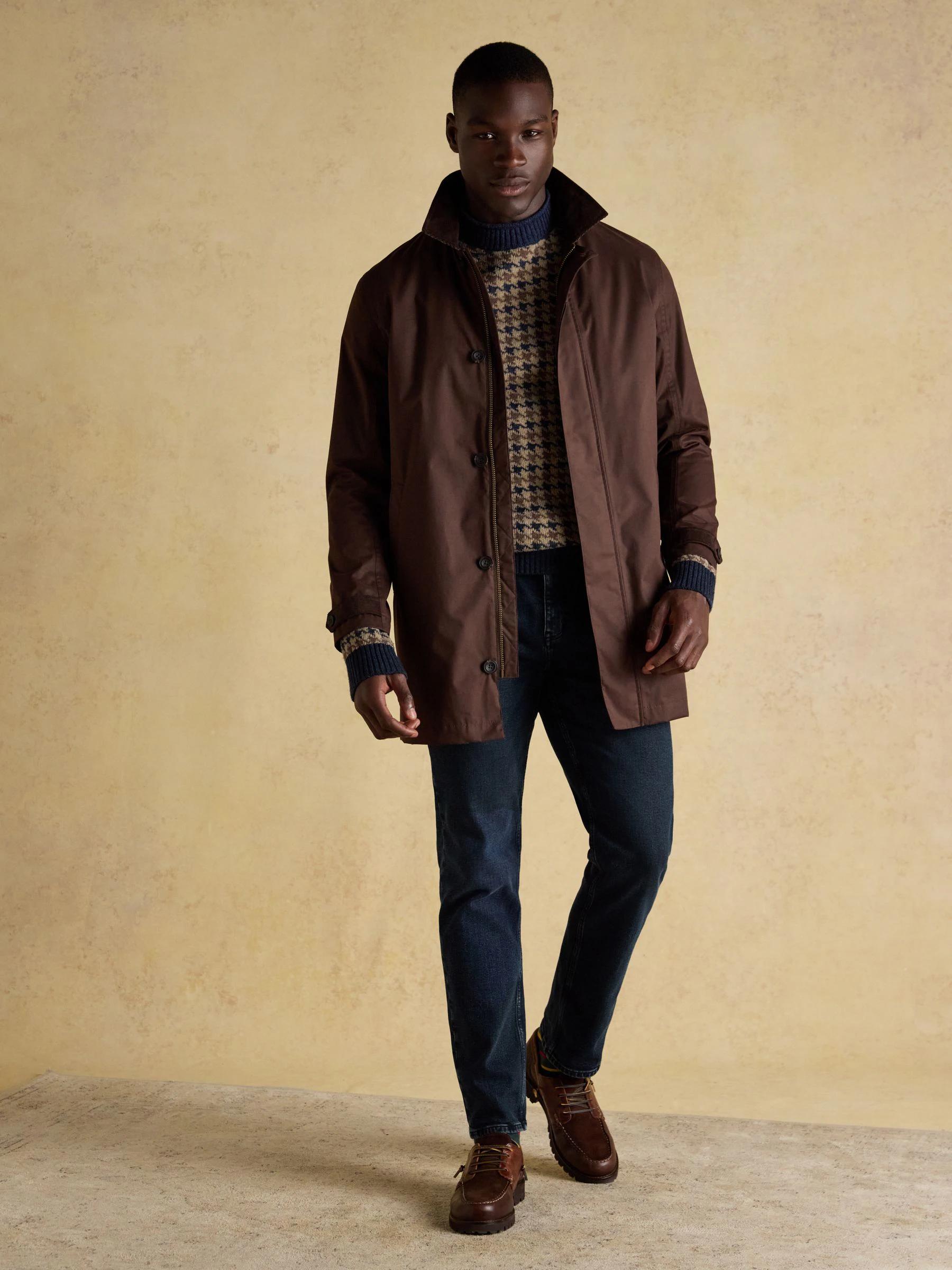 Ferguson Wool-Rich Houndstooth Jumper