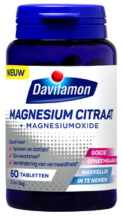 Davitamon Magnesium citraat   Magnesiumoxide Tabletten 60TB