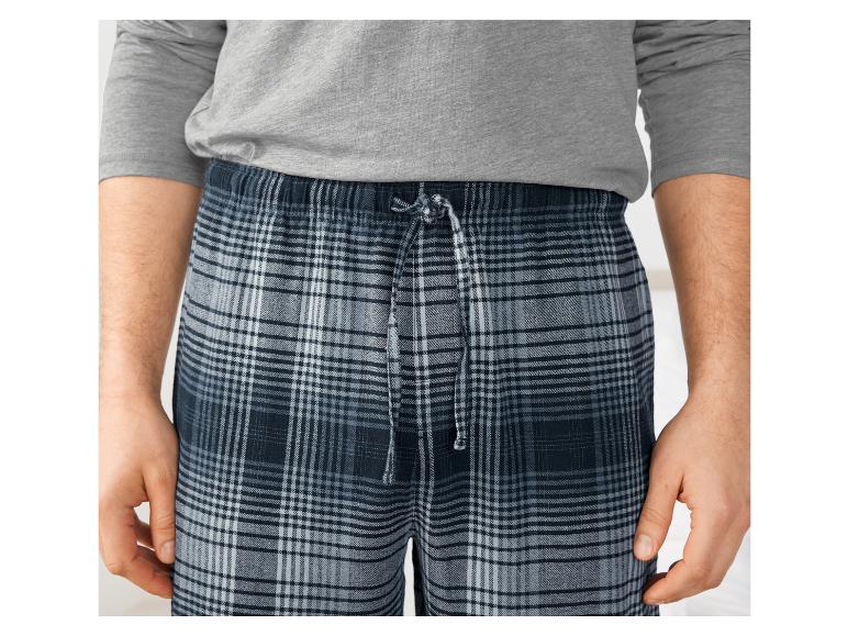 Heren flanellen pyjama