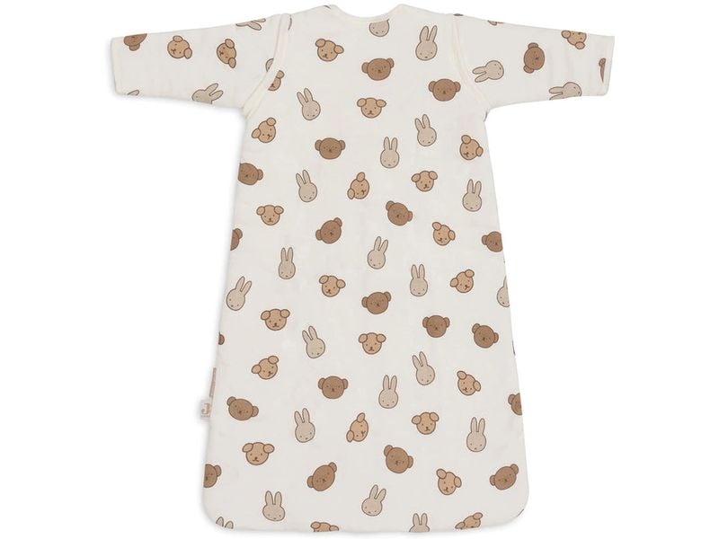 Jollein Baby-Ganzjahresschlafsack Miffy and Friends 70 cm Gefütterter Schlafsack mit abnehmbaren Ärmeln