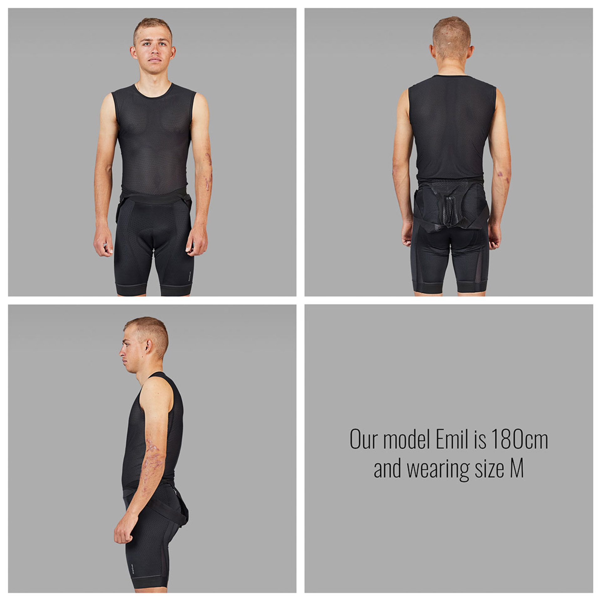 GripGrab Ultralight Mesh Ondershirt Zonder Mouwen Zwart