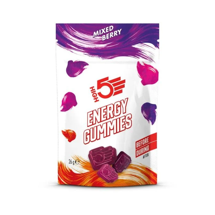High5 Unisex Energi-chews Energy Gummies Berry Hvid
