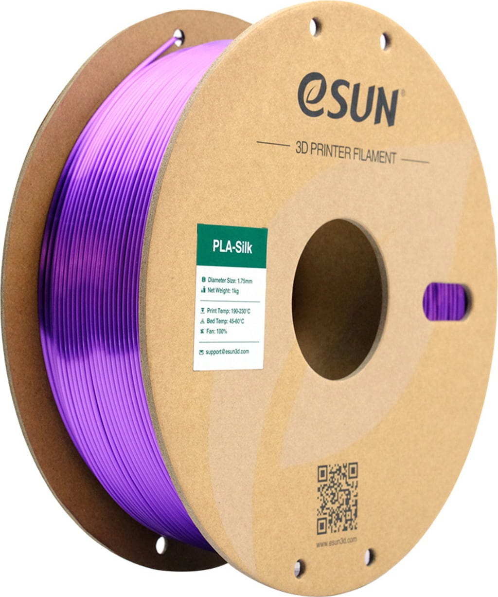 eSUN  PLA-Silk Purple, 1,75 mm / 1000 g    PLA mit glänzender, seidenmatter Textur