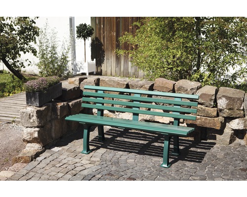 Blome Sylt tuinbank, kunststof, 3-zits, mosgroen