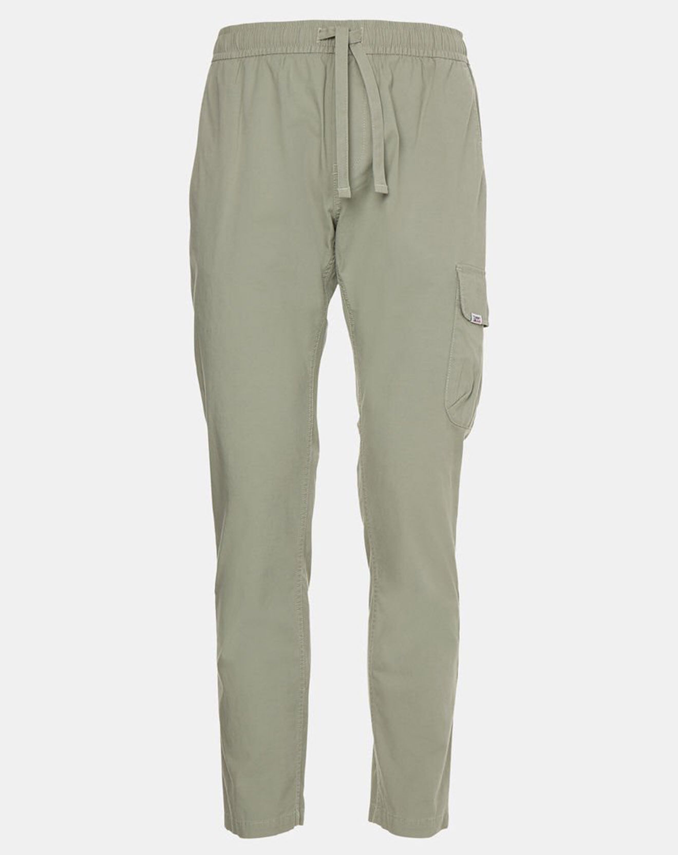 Tommy Jeans Pantalon cargo ajusté Scanton Track vert gris