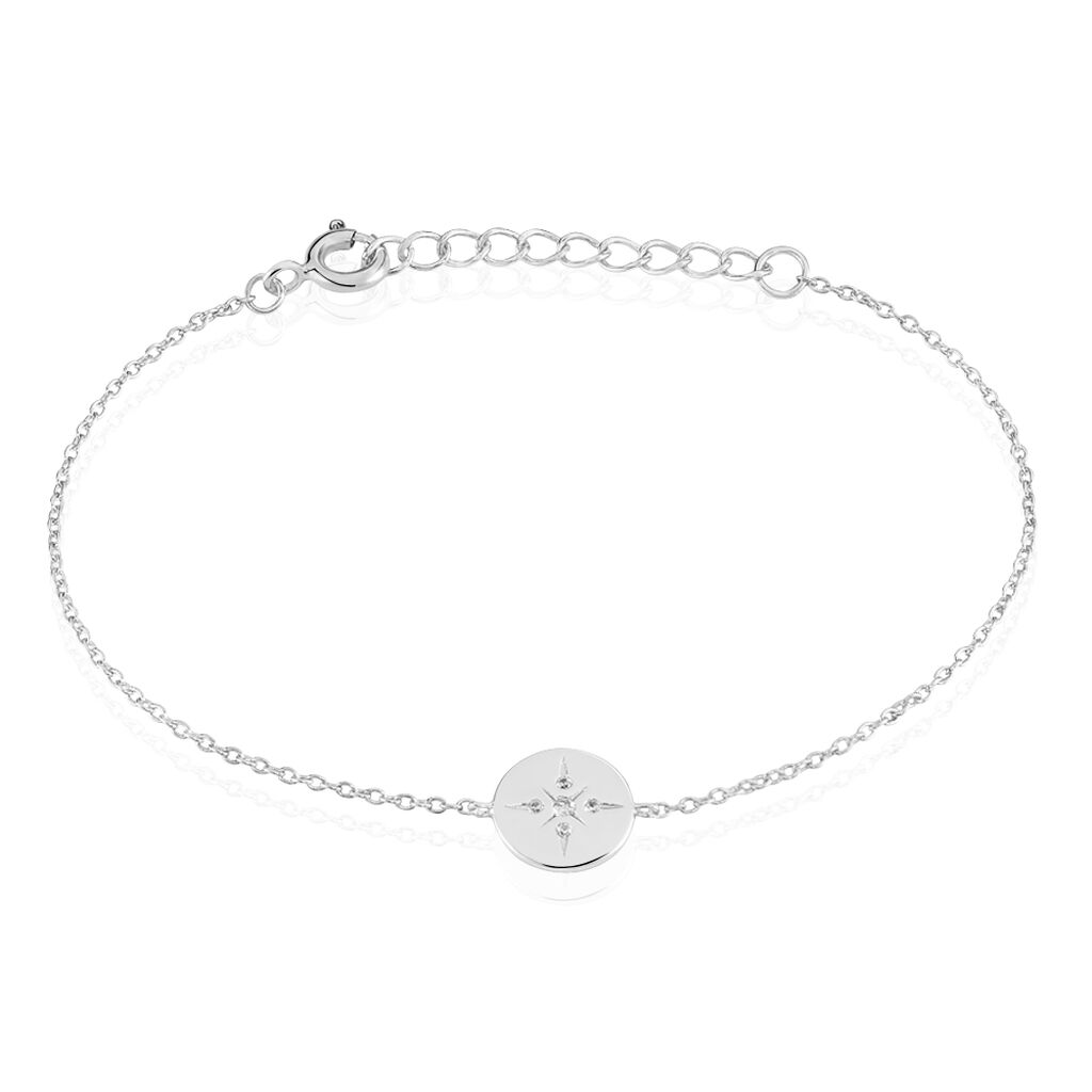 Bracelet Perona Argent Blanc Oxyde De Zirconium