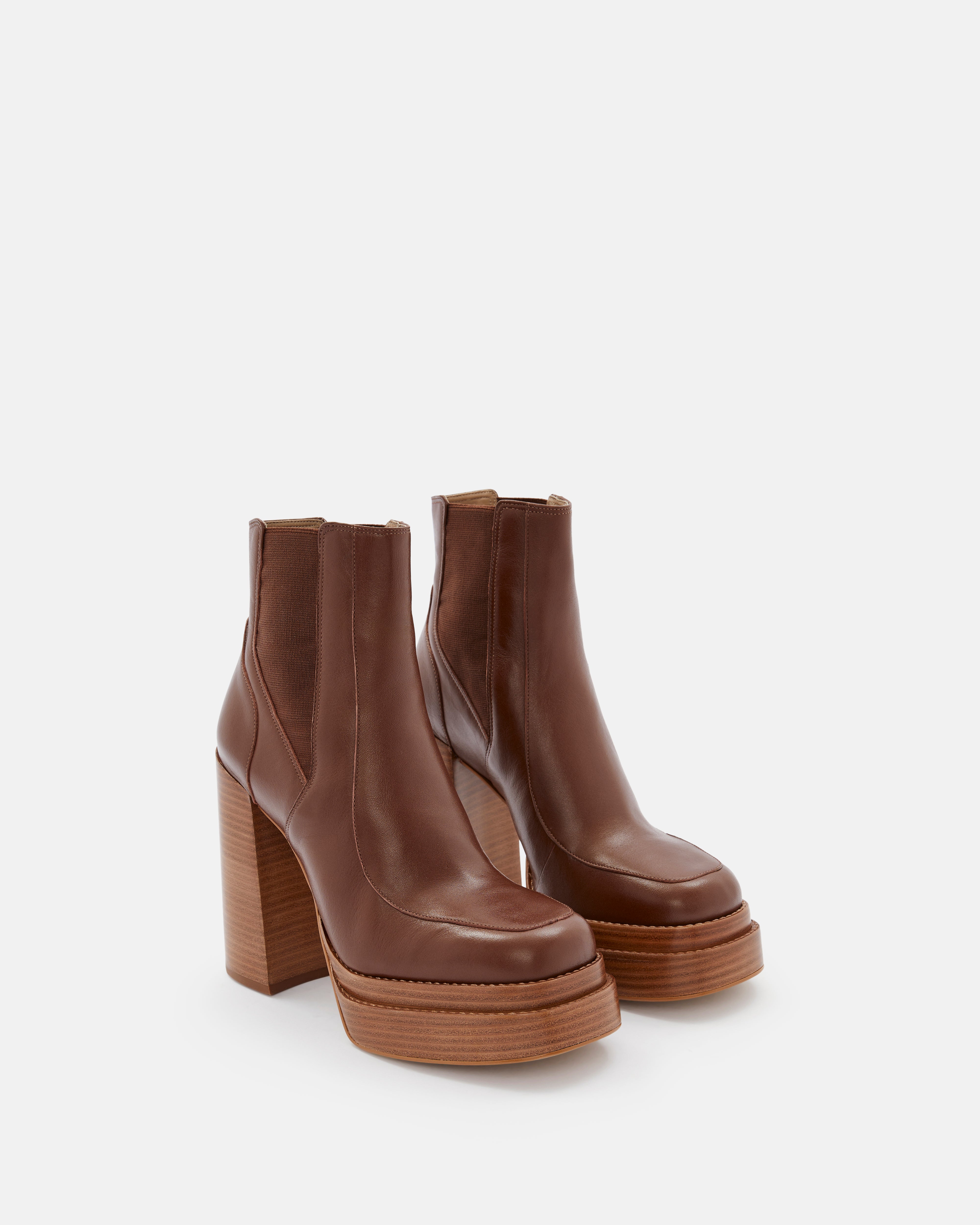 BOTTINES KEJIA COGNAC