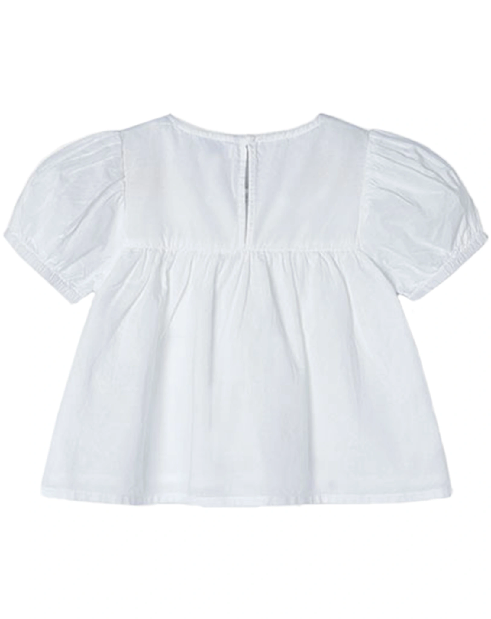 Kurzarm-Bluse CHLOE in weiß