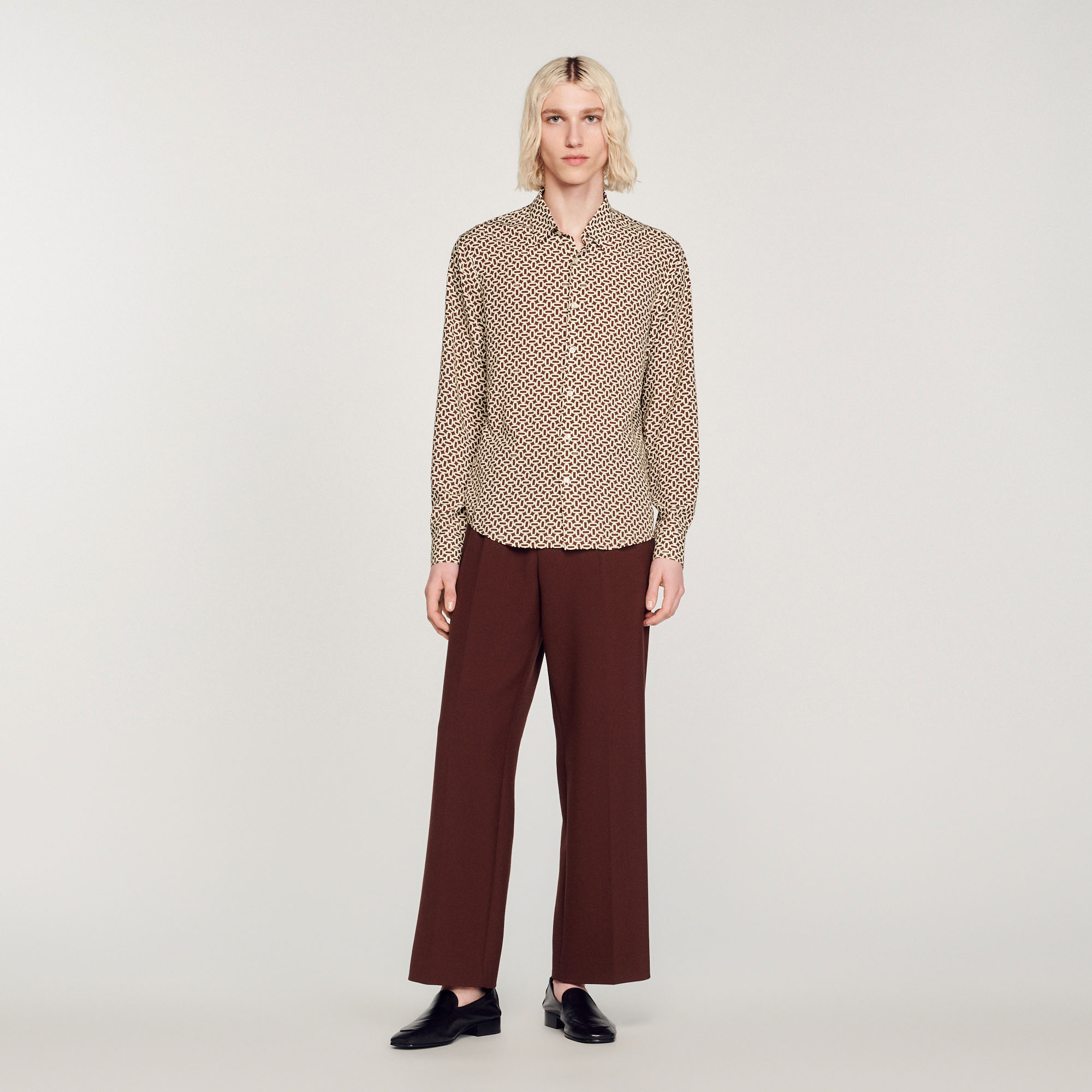 Chemise fluide imprimee