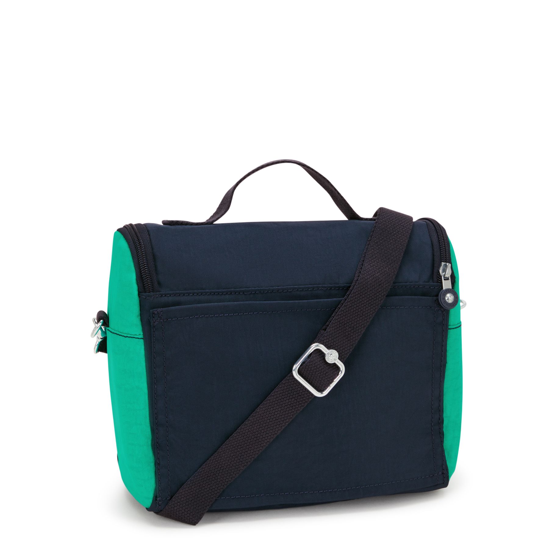 NEW KICHIROU Grand Sac Repas Isotherme avec Manchon pour Valise - Blue Green Block