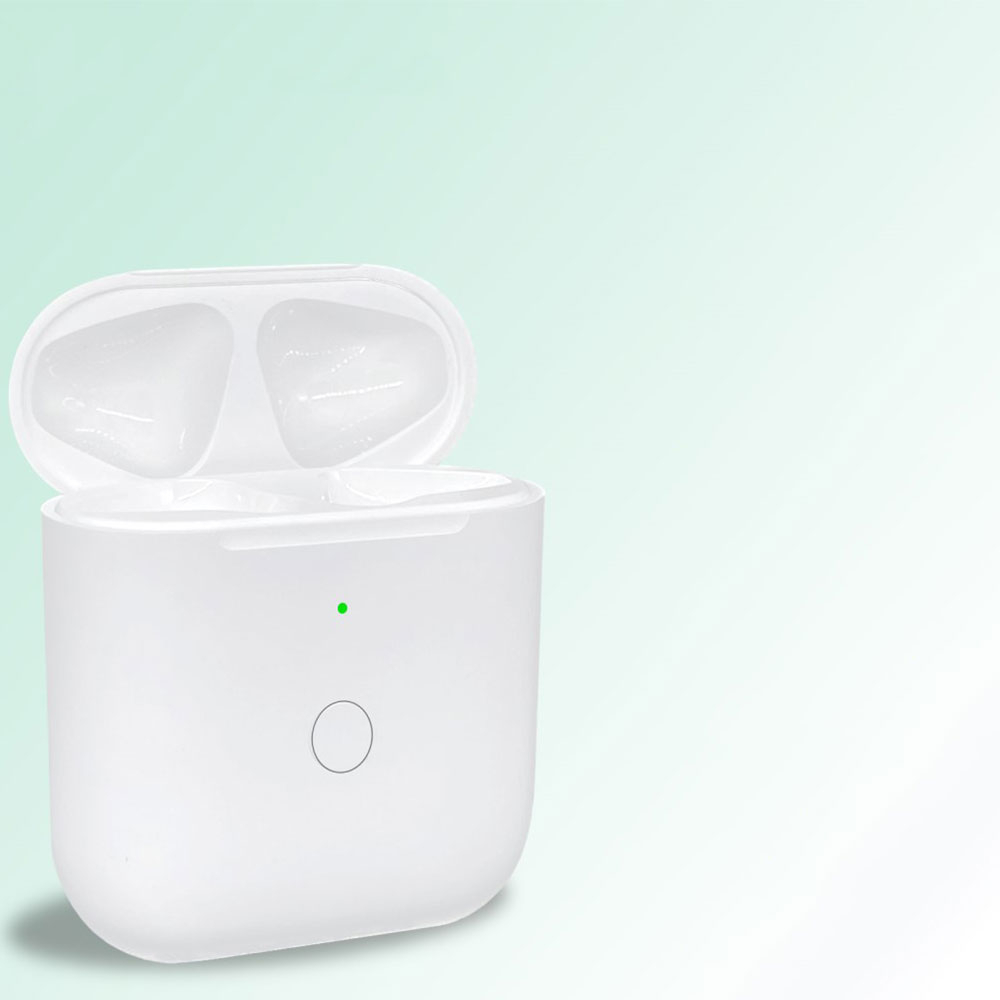 (550mAh) Lightning Ladecase für AirPods (Gen 1. / Gen 2.) Kopfhörer - Weiss