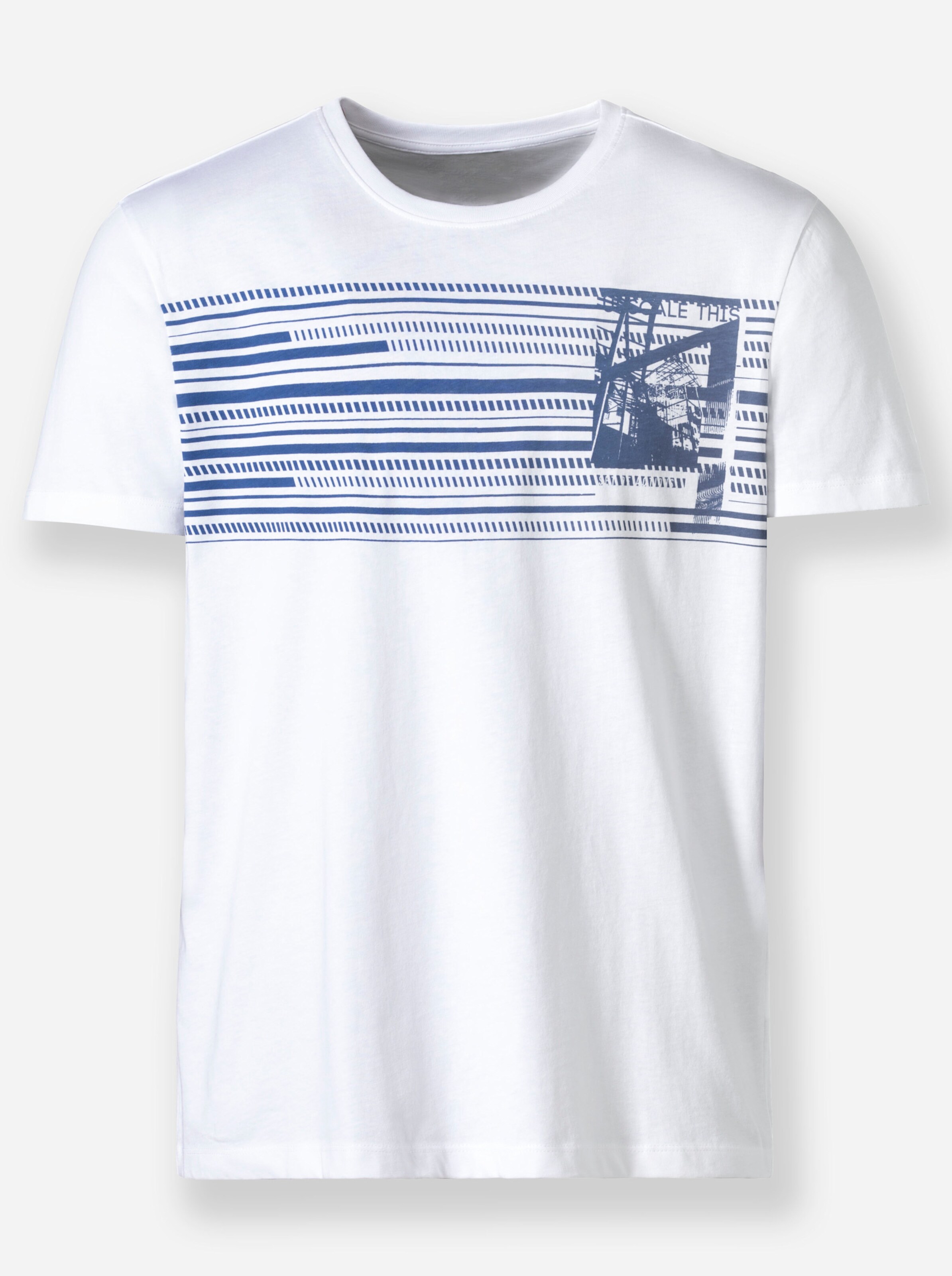 Catamaran Doppelpack Shirts in weiß + jeansblau