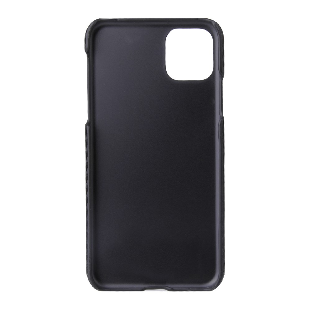 iPhone 11 Hardcase Hülle im Carbon Look - Schwarz