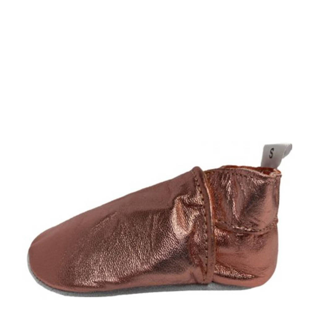 Babysteps leren babyslofjes roségoud