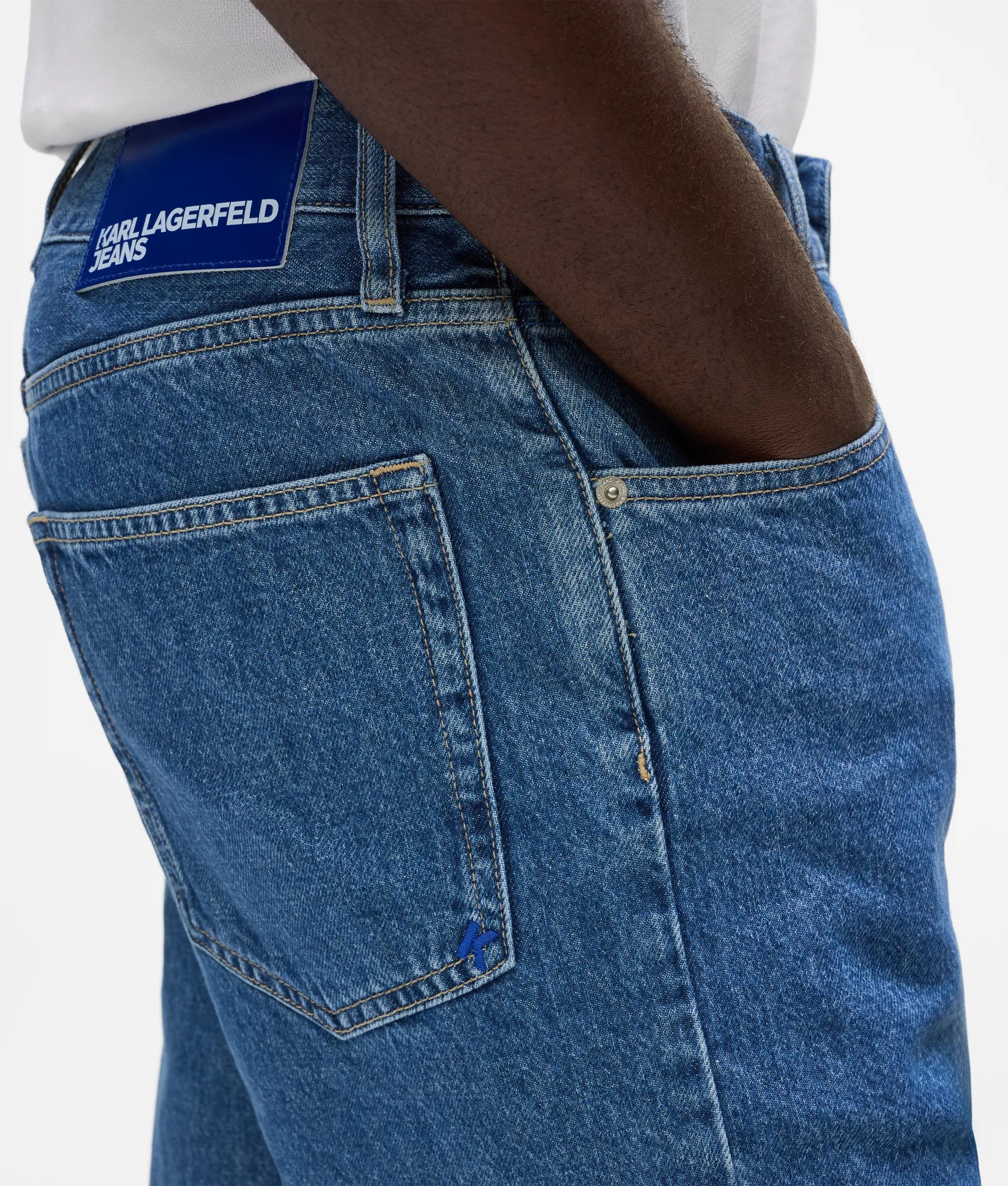 Normale denim korte broek