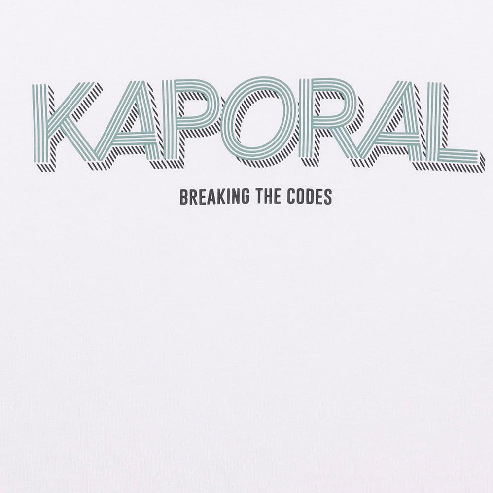 Kaporal T-shirt Blanc Garçon Kaporal OWANE24B11-NAV