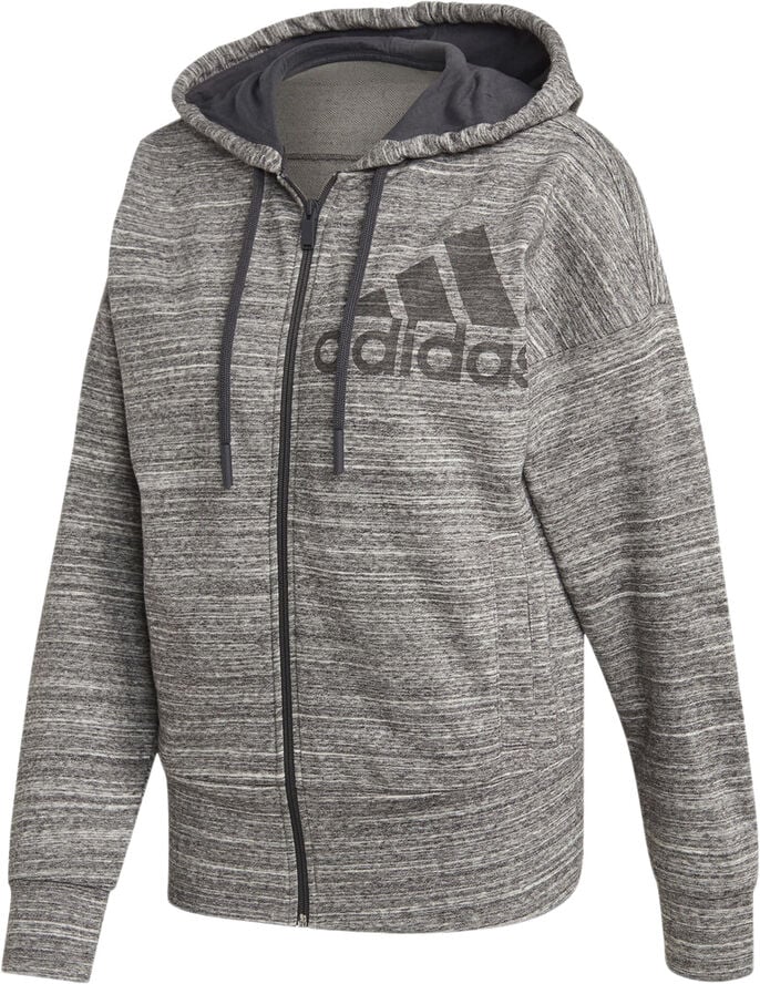 adidas Melange French Terry Hættetrøje Grå