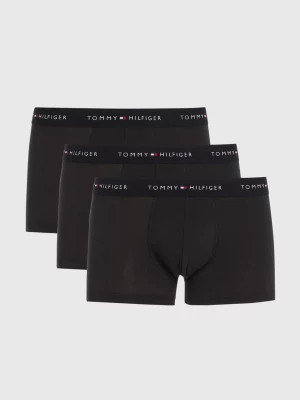 Conjunto com 3 Cuecas Boxer com Cós Elástico e Logo Essencial