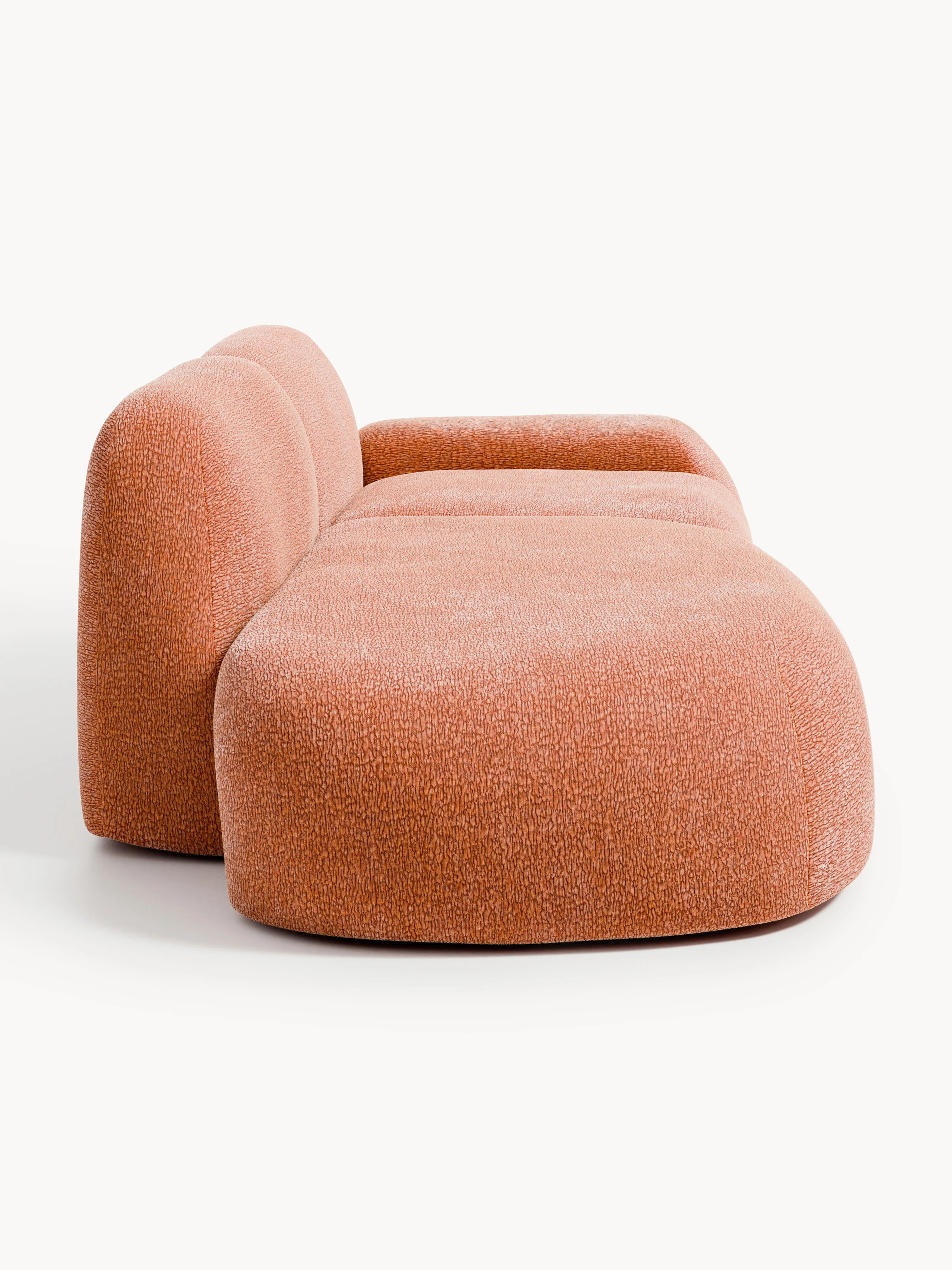 Modulaire teddy chaise longue Wolke (3-zits)