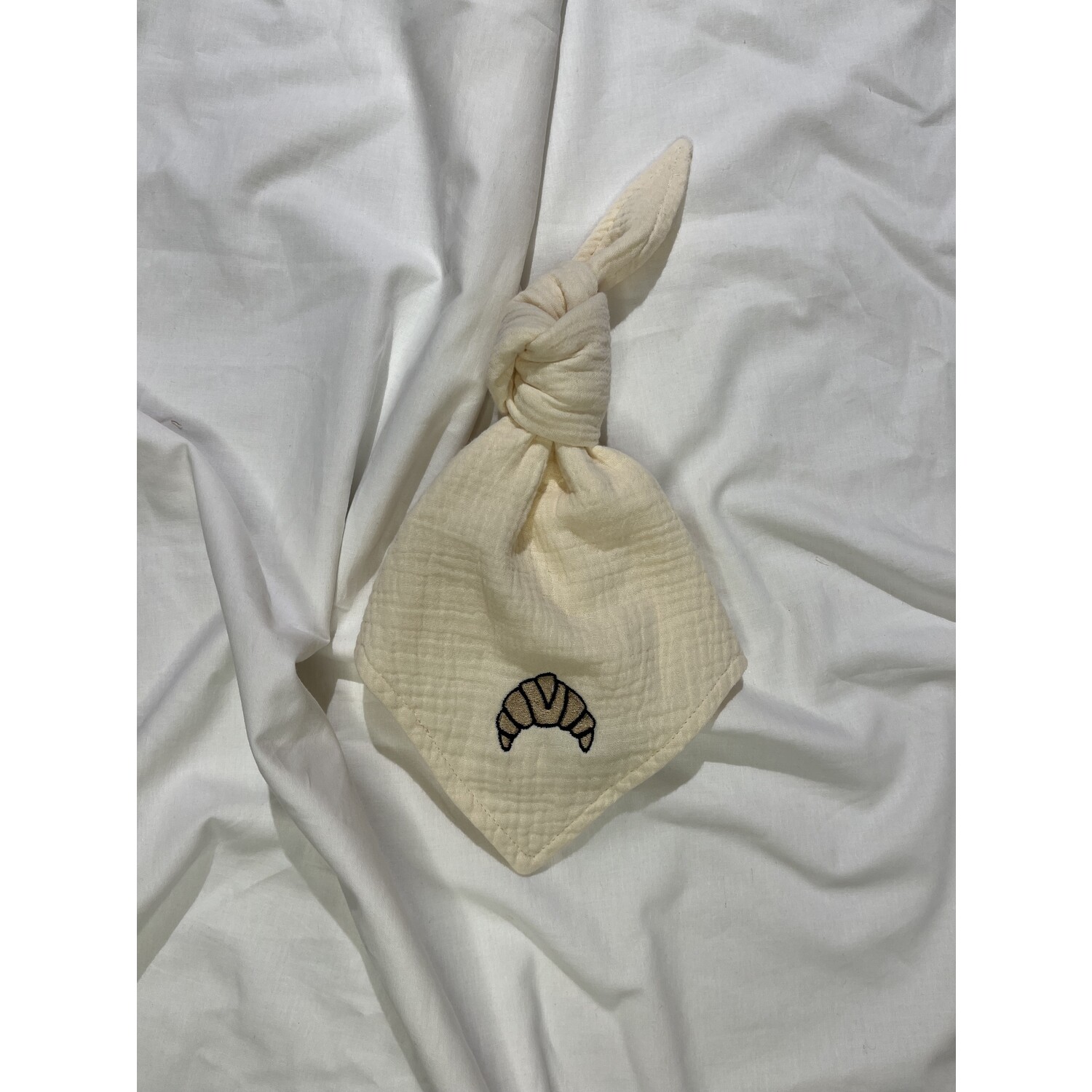 Atelier Pomme | Pacifier Cloth | Cuddle | Cosy White | Croissant