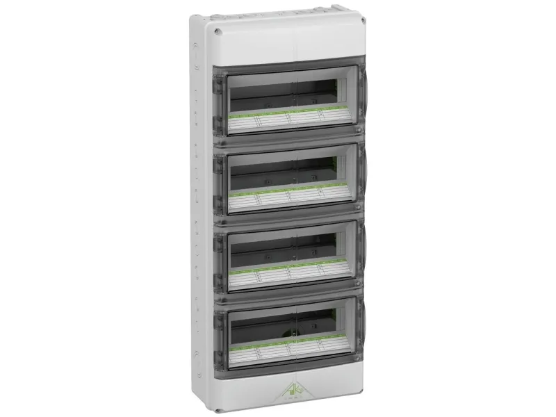 SPELSBERG Gruppetavle AK 56, 4x14 moduler HxBxD: 750x315x155 mm IP 65 Polycarbonat, lysegrå RAL 7035