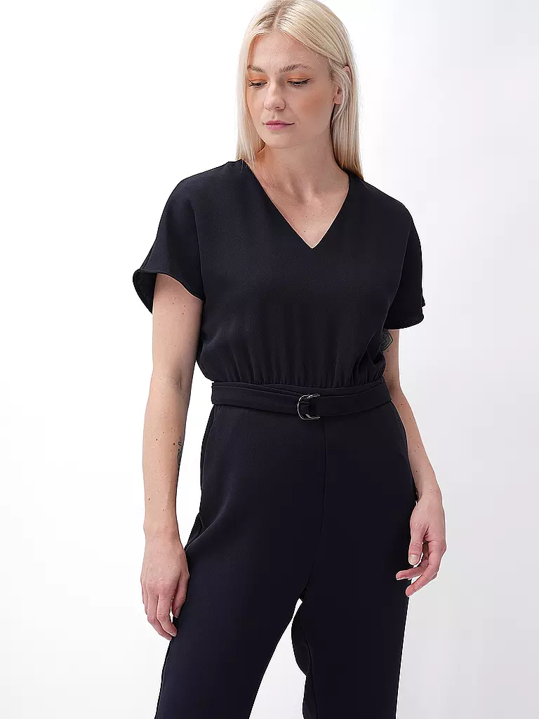 COMMA Jumpsuit dunkelblau