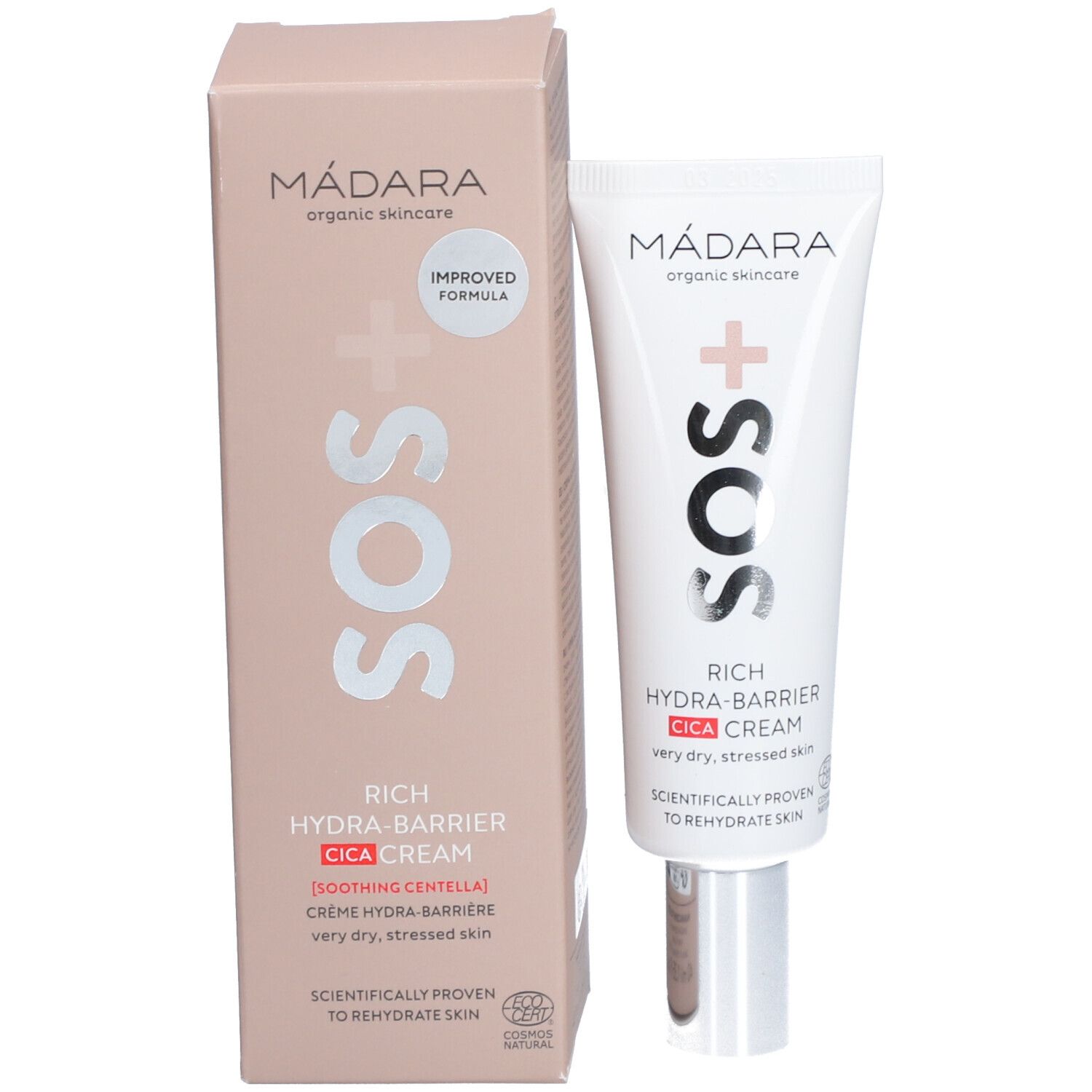 Madara SOS Rich Hydra-Barrier CICA Cream, 40ml
