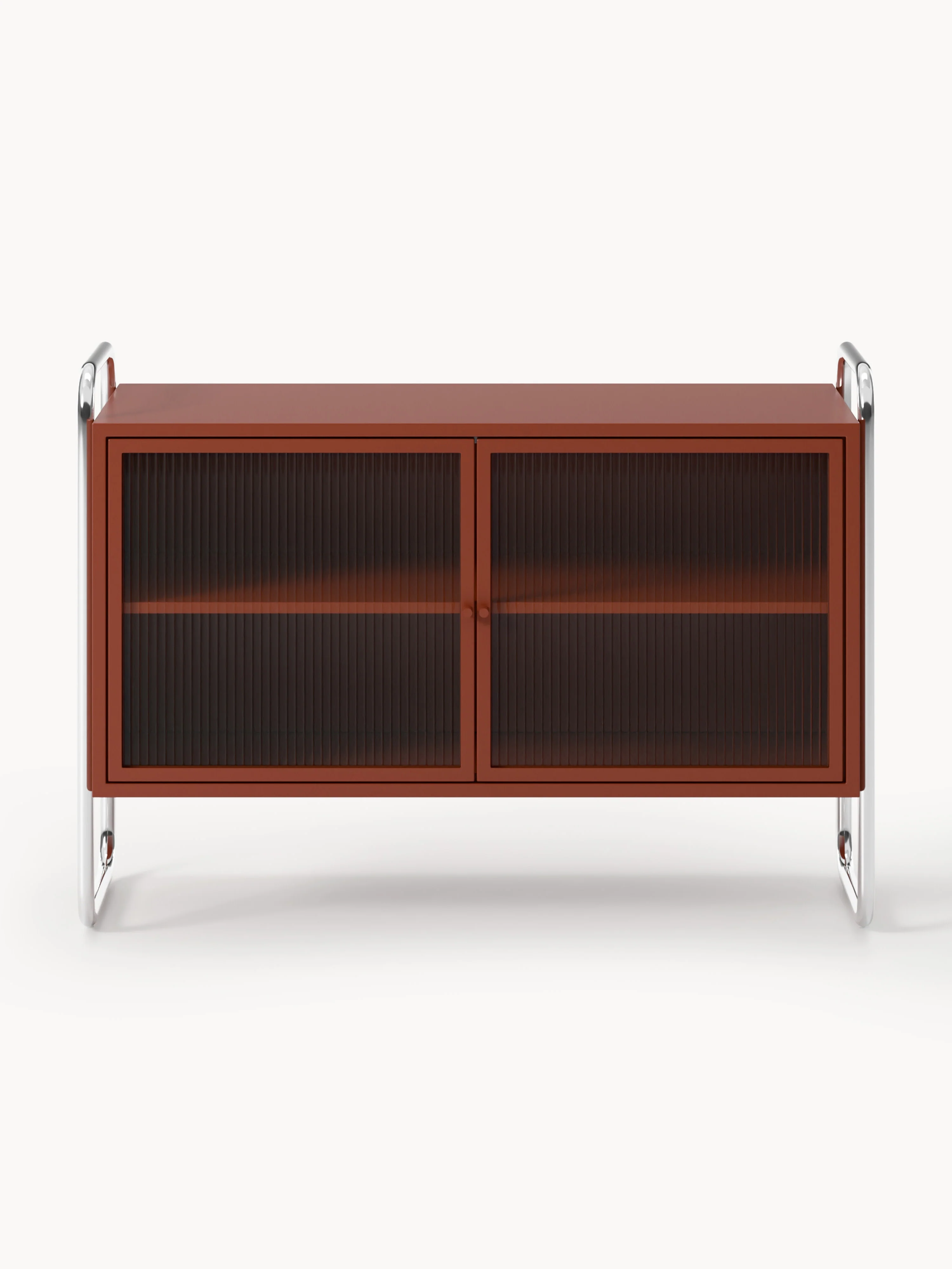 Metalen dressoir Robyn met glazen front