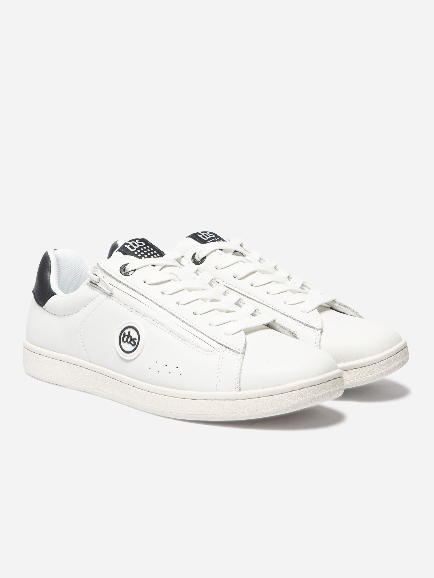Baskets Homme Zippées Coloris Blanc
