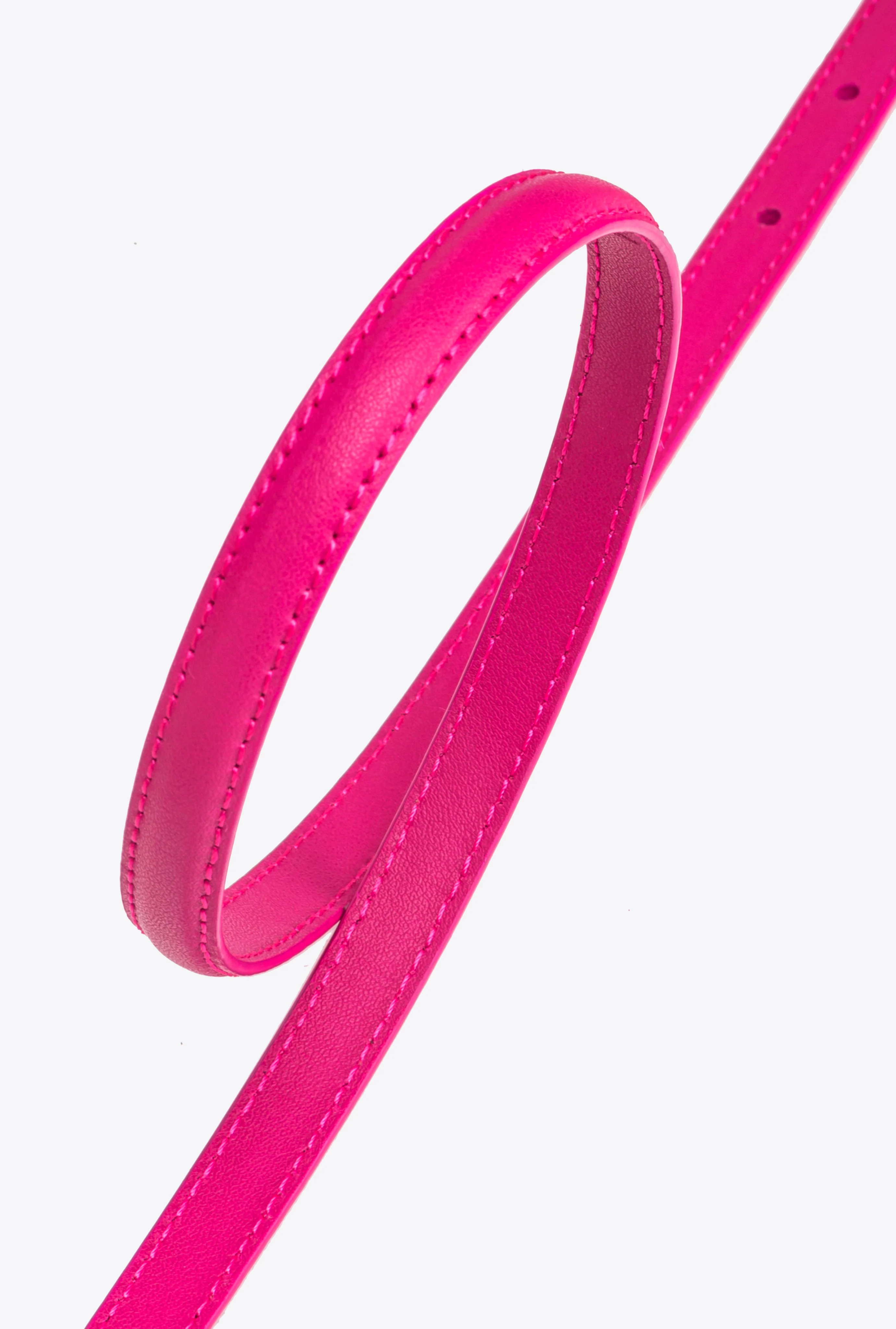 Fine ceinture avec boucle love birds | Rose