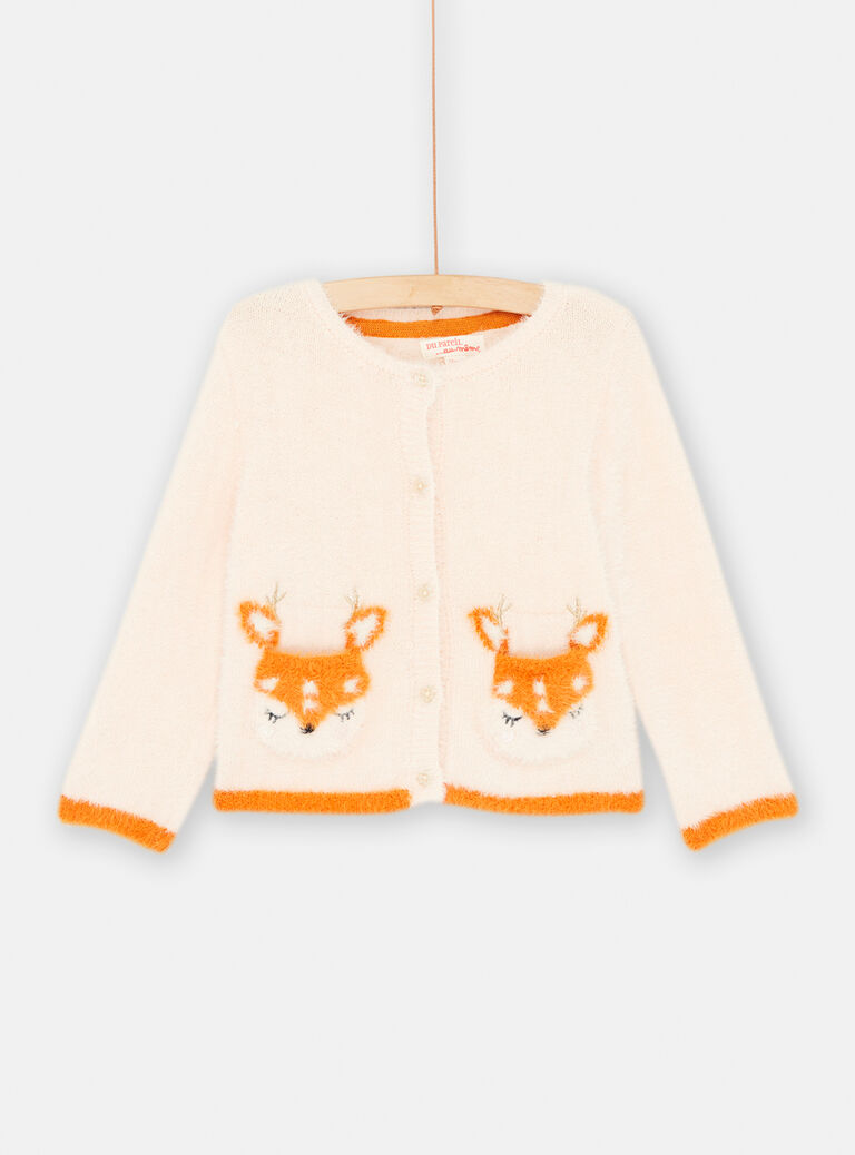 Cardigan manches longues pour bébé fille